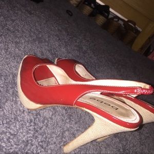 Red high heels
